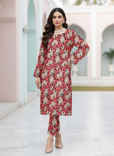 2 Pcs Unstitched Ladies Suit 204